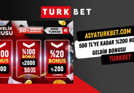 Turkbet 500 TL’ye Kadar %200 Hoş Geldin Bonusu