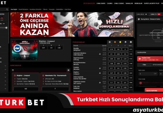 Turkbet Hızlı Sonuçlandırma Bahisleri