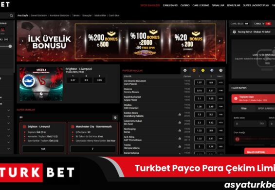 Turkbet Payco Para Çekim Limitleri